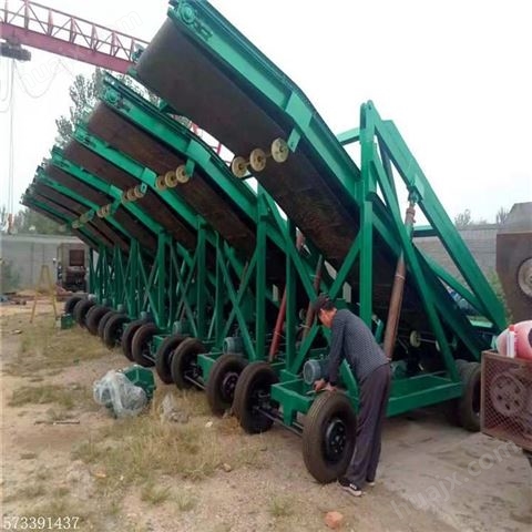 东莞送料机 圣能履带式斗轮堆取料机 7米5米取草机