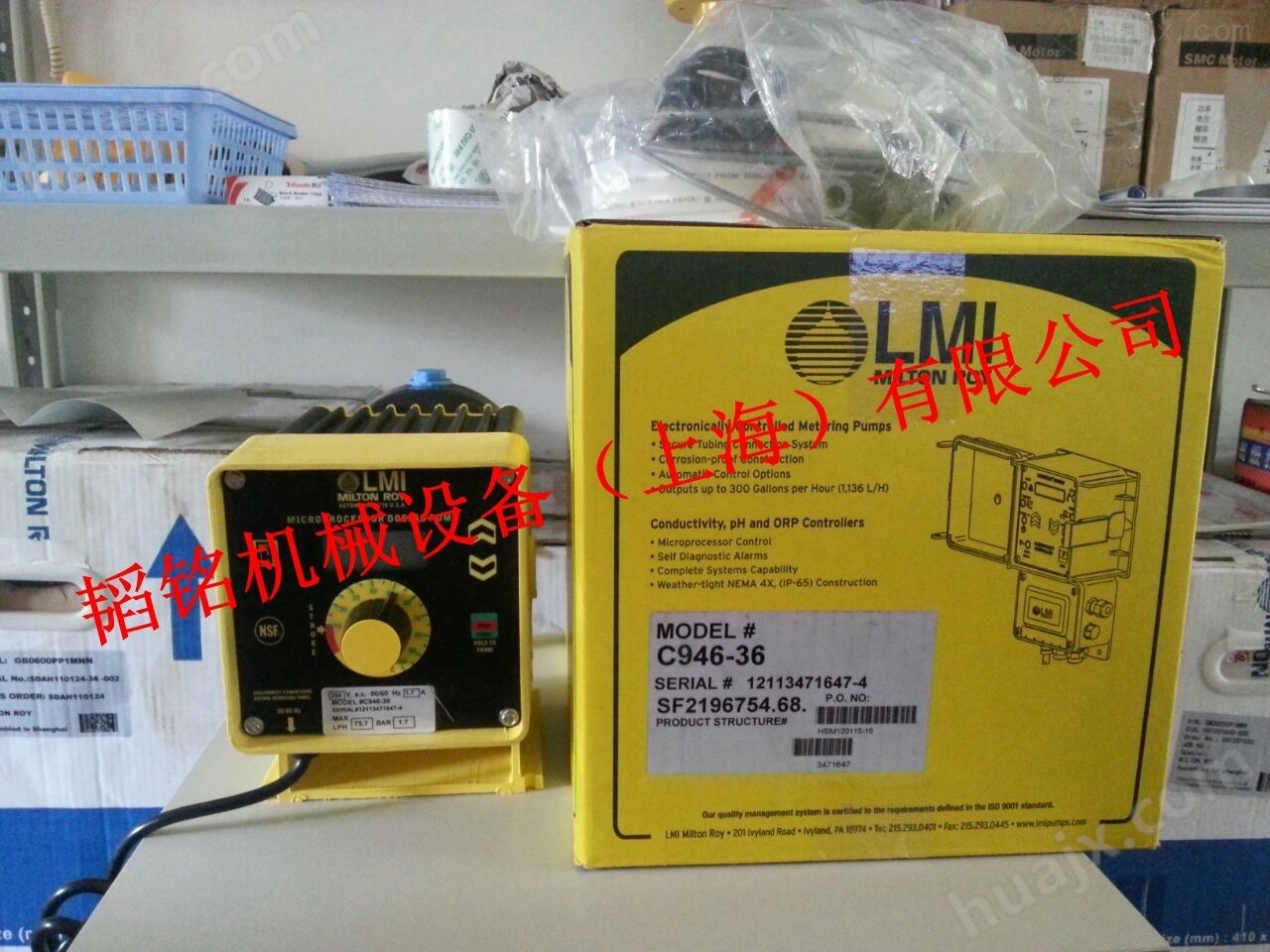进口LMI米顿罗C776-26S酸碱加药隔膜计量泵B/C系列