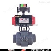 VT2CDU73G法登品牌阀门气动UPVC塑料球阀，上海直销厂家
