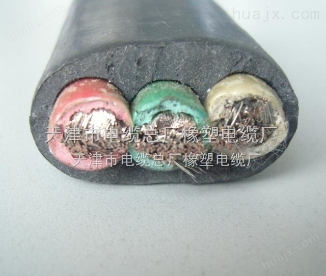 YBP-J钢丝加强型铜丝屏蔽扁电缆厂家